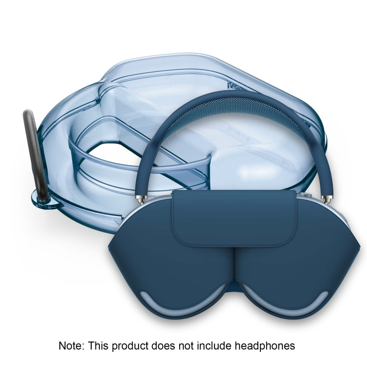 PP Jelly Color Headphone Protective Case for AirPods Max, with Hook(Blue) - free shipping - PMC TechLife - Order now!