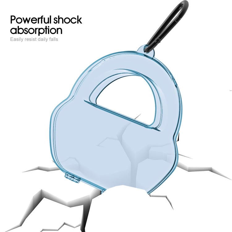 PP Jelly Color Headphone Protective Case for AirPods Max, with Hook(White) - For AirPods Max by PMC TechLife | Online Shopping South Africa | PMC TechLife | Buy Now Pay Later Mobicred