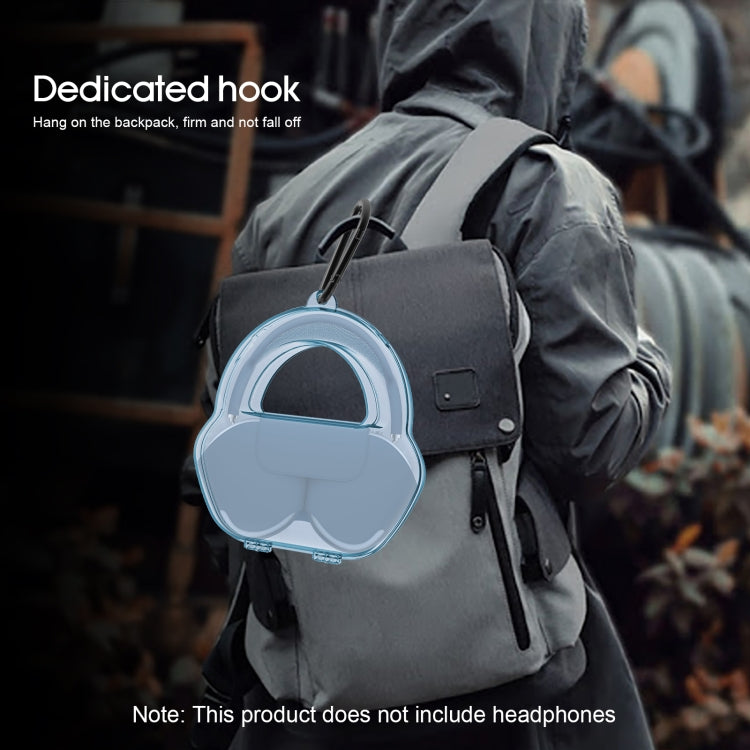 PP Jelly Color Headphone Protective Case for AirPods Max, with Hook(White) - For AirPods Max by PMC TechLife | Online Shopping South Africa | PMC TechLife | Buy Now Pay Later Mobicred