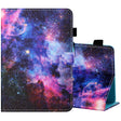 For 10 inch Tablet PC Universal Sewing Thread Horizontal Painted Flat Leather Case with Pen Cover & Anti Skid Strip & Card Slot & Holder(Starry Sky) - 10 - 11 inch by PMC TechLife | Online Shopping South Africa | PMC TechLife | Buy Now Pay Later Mobicred