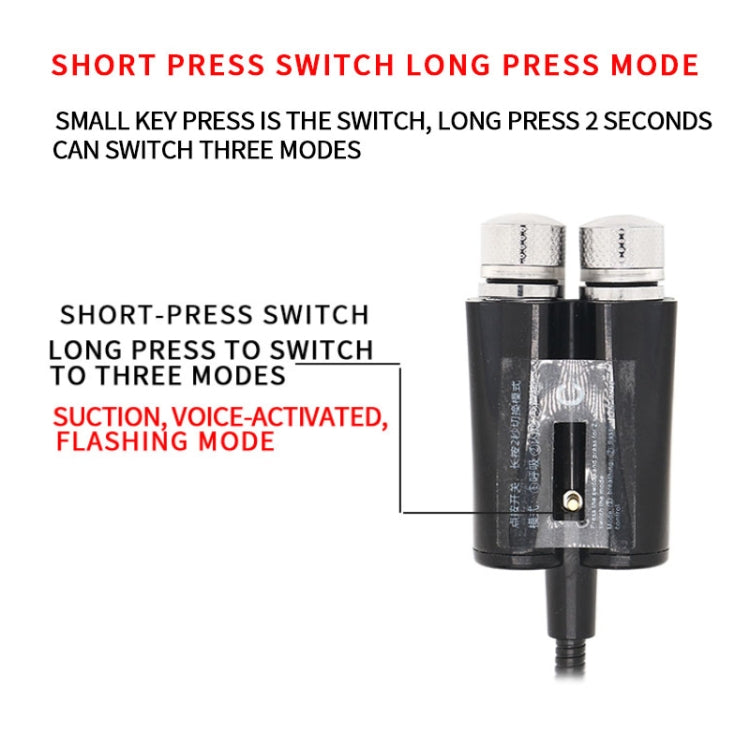 Car Two-color USB Star Dome Light Atmosphere Laser Projection Decorative Light, Voice Control Version(Red Green) - Atmosphere lights by PMC Jewellery | Online Shopping South Africa | PMC Jewellery | Buy Now Pay Later Mobicred