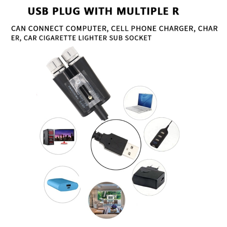 Car Two-color USB Star Dome Light Atmosphere Laser Projection Decorative Light, Voice Control Version(Red Green) - Atmosphere lights by PMC Jewellery | Online Shopping South Africa | PMC Jewellery | Buy Now Pay Later Mobicred