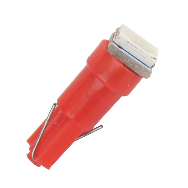 30 PCS T5 1LED SMD-5050 Car Modification LED Indicator Light Red Light