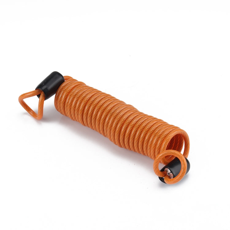 RV Trailer Spring Safety Rope Breakaway Cable, Safety Buckle Size:M8 x 80mm(Orange) - Towing Bars by PMC TechLife | Online Shopping South Africa | PMC TechLife | Buy Now Pay Later Mobicred