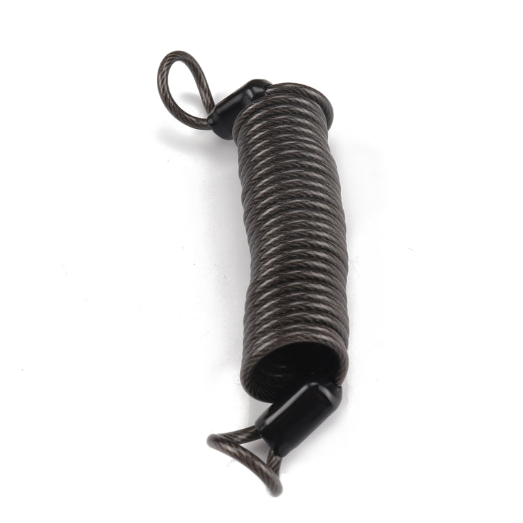 RV Trailer Spring Safety Rope Breakaway Cable, Safety Buckle Size:M8 x 80mm(Dark Grey) - Towing Bars by PMC TechLife | Online Shopping South Africa | PMC TechLife | Buy Now Pay Later Mobicred