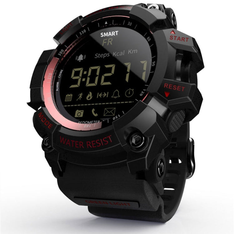 Lokmat MK16 LCD Screen 50m Waterproof Smart Watch, Support Information Reminder / Remote Camera / Walking Motion Monitor(Red) - free shipping - PMc TechLife - Order now!