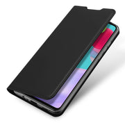 For Samsung Galaxy A52s / A52 5G / 4G DUX DUCIS Skin Pro Series Horizontal Flip PU + TPU Leather Case, with Holder & Card Slots(Black)