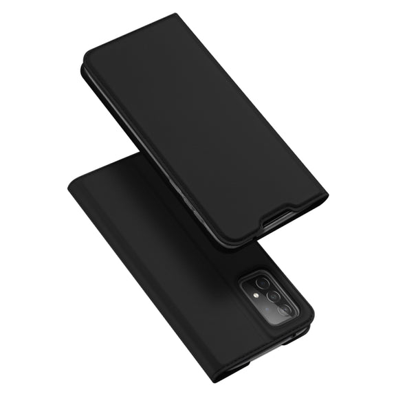 For Samsung Galaxy A52s / A52 5G / 4G DUX DUCIS Skin Pro Series Horizontal Flip PU + TPU Leather Case, with Holder & Card Slots(Black)