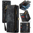 For Samsung Galaxy S21 5G CaseMe-008 Detachable Multifunctional Flip Leather Phone Case(Black) - free shipping - PMC Jewellery - Order now!