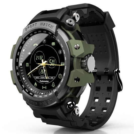 Lokmat MK28 1.4 inch FSTN Screen IP68 Waterproof Smart Watch, Support Information Reminder / Remote Camera / Sport Record(Green) - free shipping - PMC Jewellery - Order now!