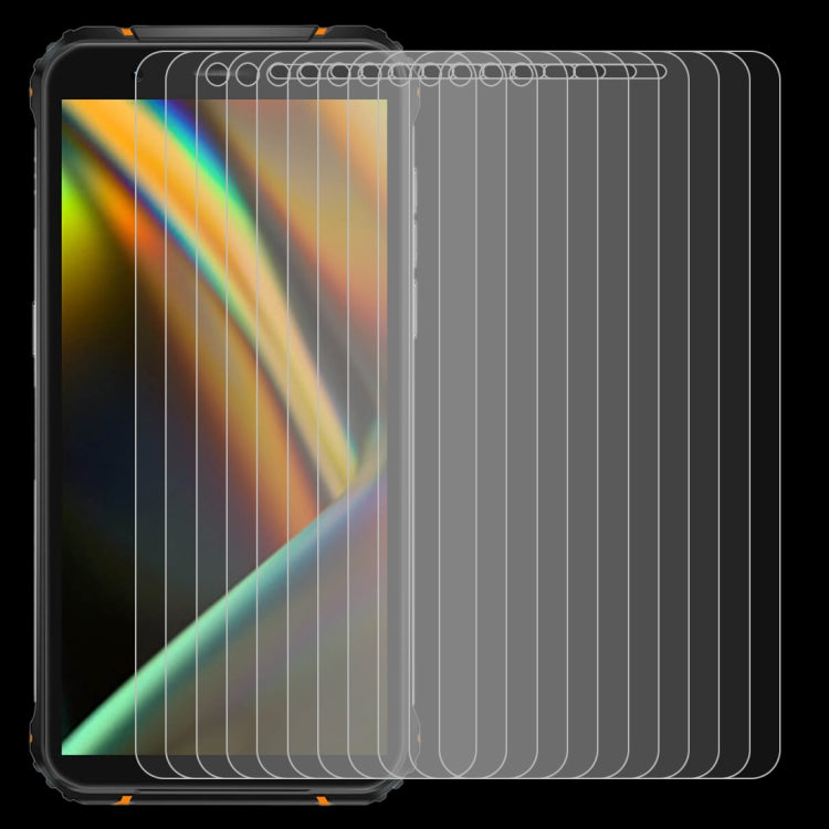 For Blackview BV5100 10 PCS 0.26mm 9H 2.5D Tempered Glass Film - Others by PMC TechLife | Online Shopping South Africa | PMC TechLife