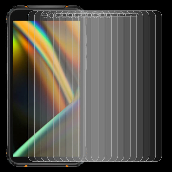 For Blackview BV5100 Pro 10 PCS 0.26mm 9H 2.5D Tempered Glass Film