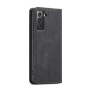For Samsung Galaxy S21+ 5G CaseMe 013 Multifunctional Horizontal Flip Leather Case with Holder & Card Slot & Wallet(Black)