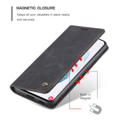 For Samsung Galaxy S21+ 5G CaseMe 013 Multifunctional Horizontal Flip Leather Case with Holder & Card Slot & Wallet(Black)