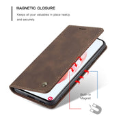 For Samsung Galaxy S21+ 5G CaseMe 013 Multifunctional Horizontal Flip Leather Case with Holder & Card Slot & Wallet(Coffee)