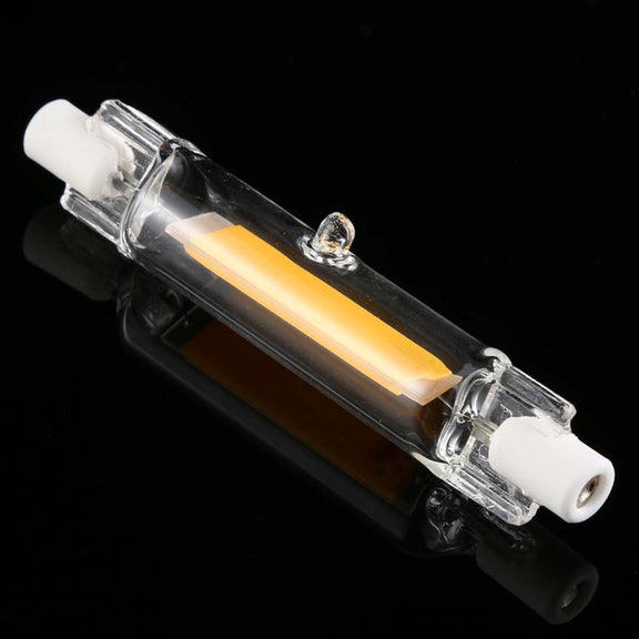 R7S 110V 3W 78mm COB LED Bulb Glass Tube Replacement Halogen Lamp Spot Light(3000K Warm Light)