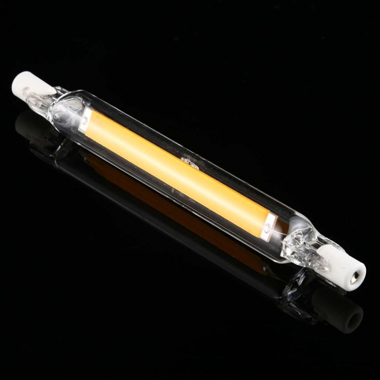 R7S 110V 13W 118mm COB LED Bulb Glass Tube Replacement Halogen Lamp Spot Light(3000K Warm Light)