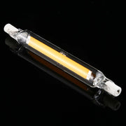 R7S 220V 13W 118mm COB LED Bulb Glass Tube Replacement Halogen Lamp Spot Light(3000K Warm Light)