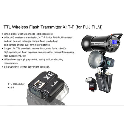 Godox V860IIF 2.4GHz Wireless 1/8000s HSS Flash Speedlite Camera Top Fill Light for Fujifil DSLR Cameras(Black) - free shipping - PMC Jewellery - Order now!
