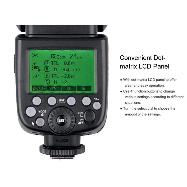 Godox V860IIF 2.4GHz Wireless 1/8000s HSS Flash Speedlite Camera Top Fill Light for Fujifil DSLR Cameras(Black) - free shipping - PMC Jewellery - Order now!