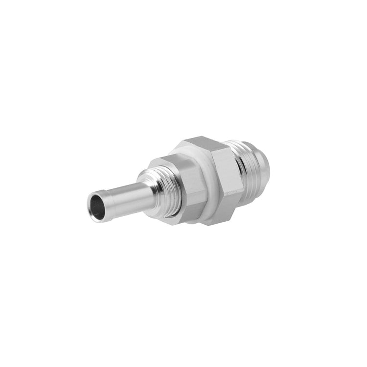 AN8 Straight to 3/8 inch Hose Barb Double Fuel Pump Tank Fitting Bulkhead Adapter Fitting - Engine Fittings by PMC TechLife | Online Shopping South Africa | PMC TechLife | Buy Now Pay Later Mobicred