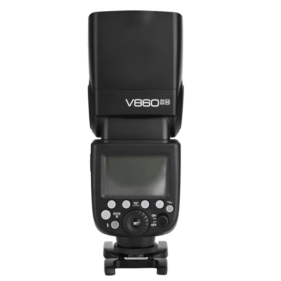 Godox V860IIN 2.4GHz Wireless 1/8000s HSS Flash Speedlite Camera Top Fill Light for Nikon DSLR Cameras(Black)