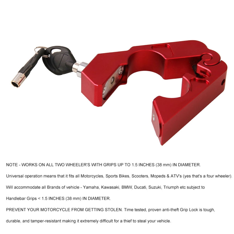 Motorcycle Lock Grip / Throttle / Brake / Handlebar Lock - Theft Protection by PMC TechLife | Online Shopping South Africa | PMC TechLife | Buy Now Pay Later Mobicred