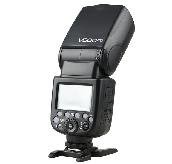 Godox V860IIO 2.4GHz Wireless 1/8000s HSS Flash Speedlite Camera Top Fill Light for Olympus DSLR Cameras(Black)