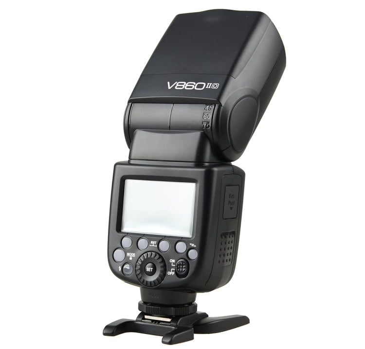 Godox V860IIO 2.4GHz Wireless 1/8000s HSS Flash Speedlite Camera Top Fill Light for Olympus DSLR Cameras(Black)