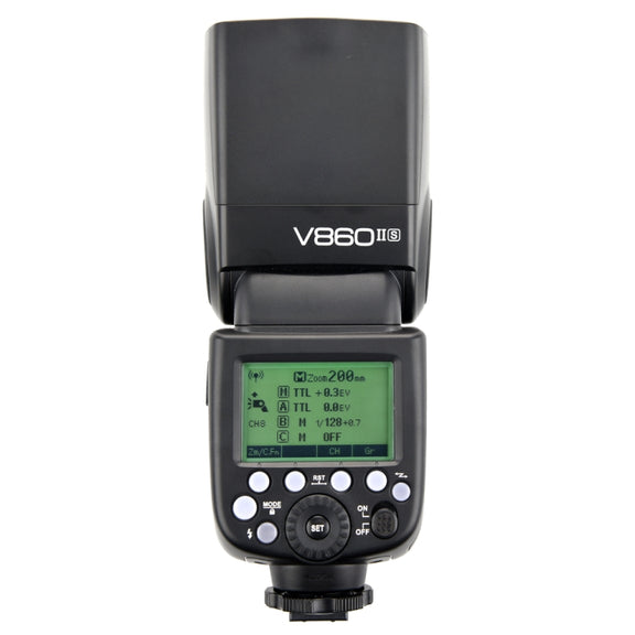 Godox V860IIS 2.4GHz Wireless 1/8000s HSS Flash Speedlite Camera Top Fill Light for Sony DSLR Cameras(Black)