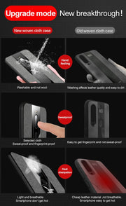 For Meizu Note 8 XINLI Stitching Cloth Texture Shockproof TPU Protective Case(Grey)