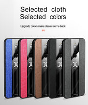 For Meizu Note 8 XINLI Stitching Cloth Texture Shockproof TPU Protective Case(Grey)