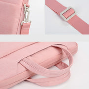 For 13.3-14 inch Laptop Multi-function Laptop Single Shoulder Bag Handbag(Grey)