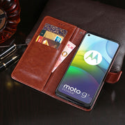 For Lenovo K12 Pro idewei Crazy Horse Texture Horizontal Flip Leather Case with Holder & Card Slots & Wallet(White)
