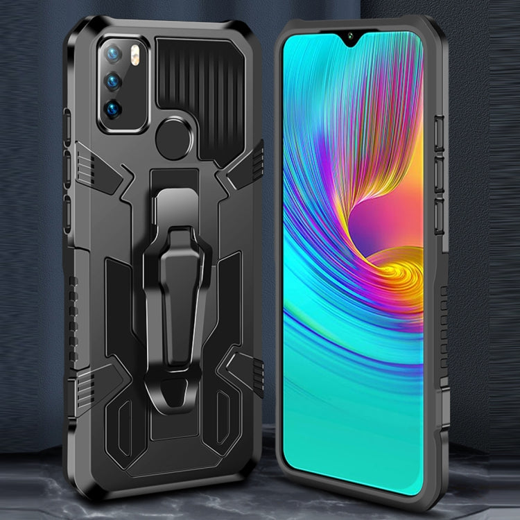 For Infinix Note7 Lite / Hot 9 Machine Armor Warrior Shockproof PC + TPU Protective Case(Black) - Infinix Cases by idewei | Online Shopping South Africa | PMC TechLife