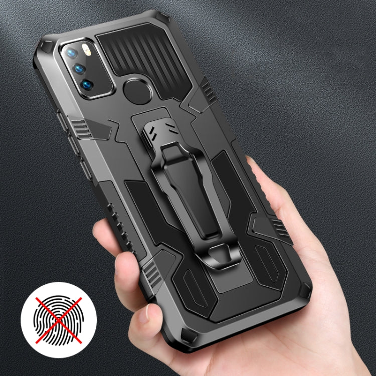 For Infinix Note7 Lite / Hot 9 Machine Armor Warrior Shockproof PC + TPU Protective Case(Black) - Infinix Cases by idewei | Online Shopping South Africa | PMC TechLife