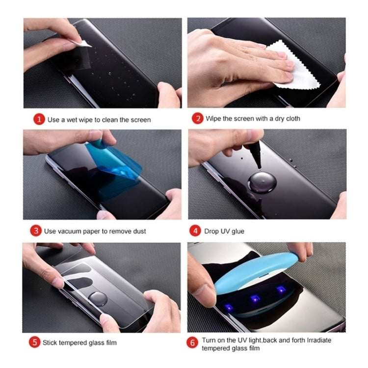 For Samsung Galaxy S21 Ultra 5G UV Liquid Curved Full Glue Tempered Glass Film - Galaxy S21 Ultra 5G Tempered Glass by PMC TechLife | Online Shopping South Africa | PMC TechLife