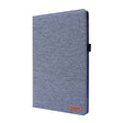 For Lenovo Tab P11 Horizontal Flip TPU + Fabric PU Leather Protective Case with Name Card Clip(Dark Blue) - Lenovo by PMC TechLife | Online Shopping South Africa | PMC TechLife | Buy Now Pay Later Mobicred