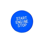 Car Carbon Fiber One-button Start Decorative Sticker for BMW 3 Series / G20 / G05 / G06 / G07 / G14 / G29 / F40 / F44(Blue)