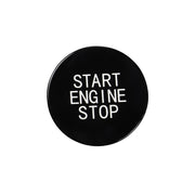 Car Carbon Fiber One-button Start Decorative Sticker for BMW 3 Series / G20 / G05 / G06 / G07 / G14 / G29 / F40 / F44(Black)