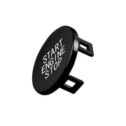 Car Carbon Fiber One-button Start Decorative Sticker for BMW 3 Series / G20 / G05 / G06 / G07 / G14 / G29 / F40 / F44(Black)