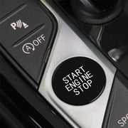 Car Carbon Fiber One-button Start Decorative Sticker for BMW 3 Series / G20 / G05 / G06 / G07 / G14 / G29 / F40 / F44(Black)
