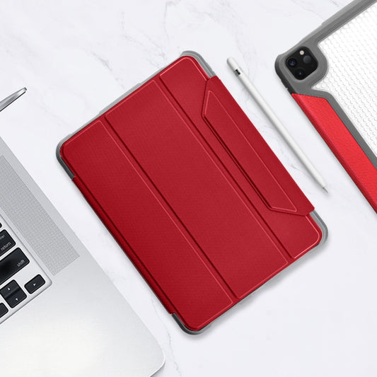 Mutural Yagao Series PC Horizontal Flip Leather Case with Holder & Pen Slot For iPad Air 2022 / 2020 10.9(Red) - free shipping - PMC Jewellery - Order now!