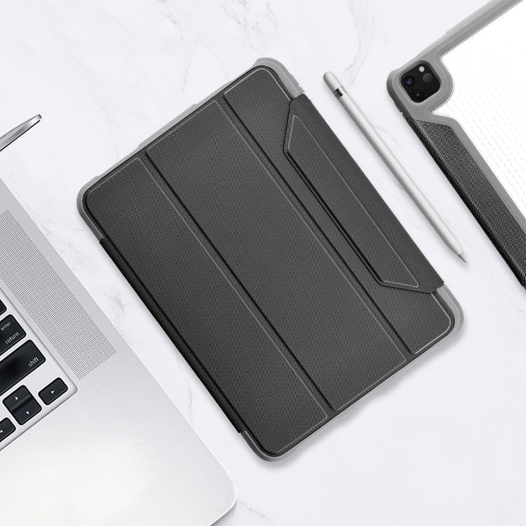 Mutural Yagao Series PC Horizontal Flip Leather Case with Holder & Pen Slot For iPad Air 2022 / 2020 10.9(Grey) - free shipping - PMC Jewellery - Order now!