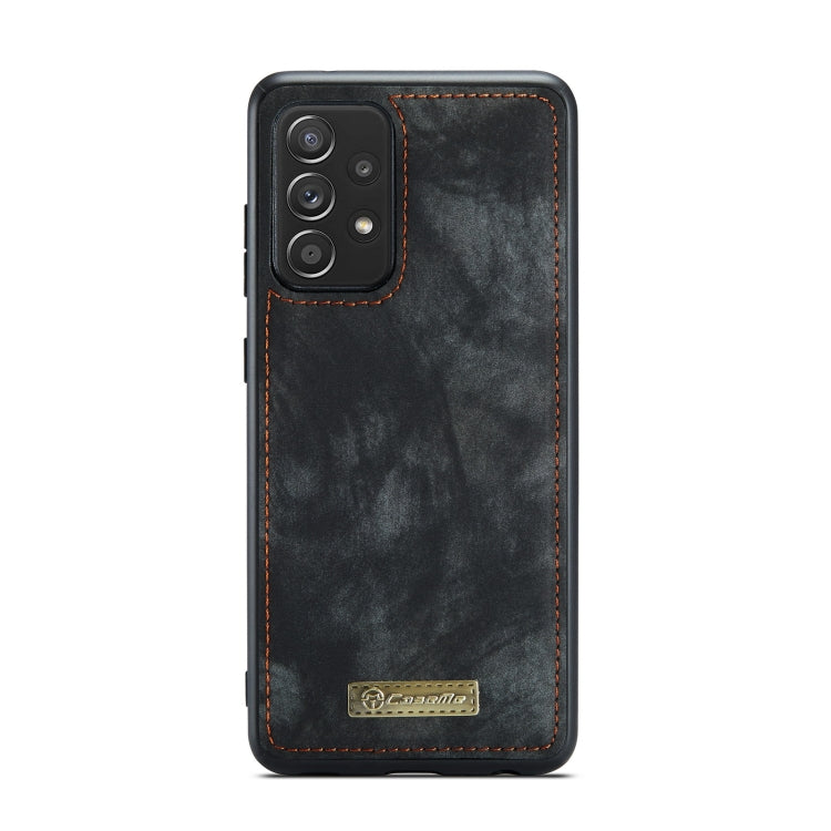 For Samsung Galaxy A72 5G / 4G CaseMe-008 Detachable Multifunctional Flip Leather Phone Case(Black)