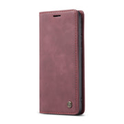 For Samsung Galaxy A72 5G / 4G CaseMe 013 Multifunctional Horizontal Flip Leather Case with Holder & Card Slot & Wallet(Wine Red)