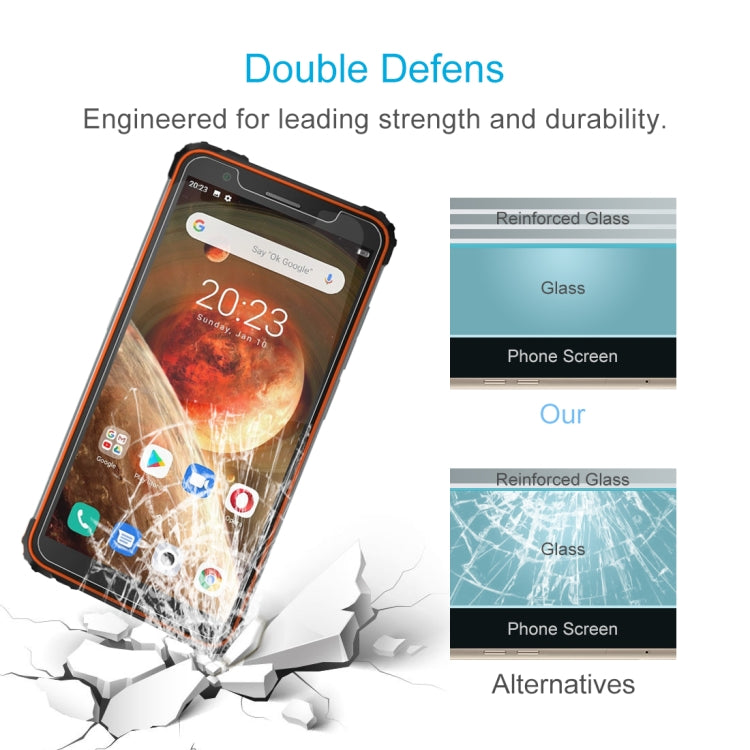 For Blackview BV6600 10 PCS 0.26mm 9H Surface Hardness 2.5D Explosion-proof Tempered Glass Non-full Screen Film - Others by PMC TechLife | Online Shopping South Africa | PMC TechLife