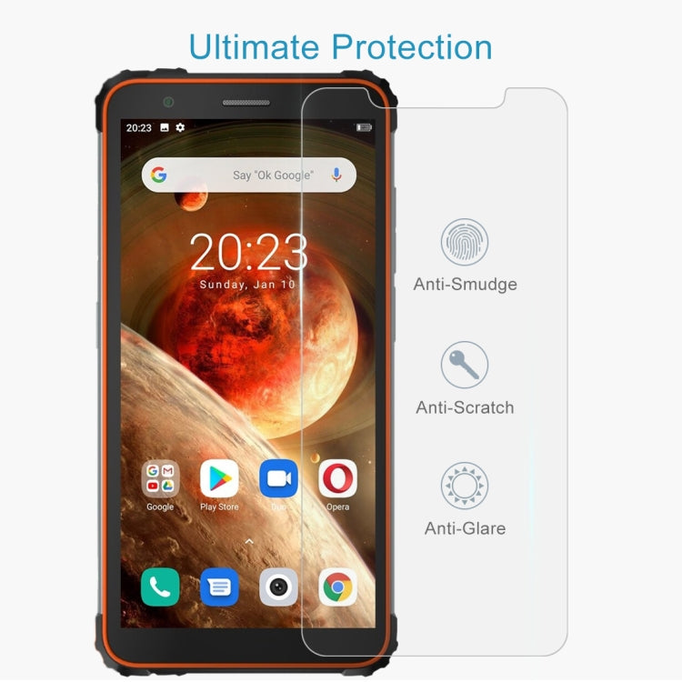 For Blackview BV6600 50 PCS 0.26mm 9H Surface Hardness 2.5D Explosion-proof Tempered Glass Non-full Screen Film - Others by PMC TechLife | Online Shopping South Africa | PMC TechLife