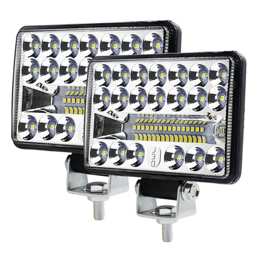 2 PCS WUPP CS-1243A1 Car 4 inch Square 20LEDs Highlight Work Light Modified Spotlight - free shipping - PMC Jewellery - Order now!