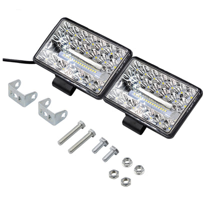 2 PCS WUPP CS-1243A1 Car 4 inch Square 20LEDs Highlight Work Light Modified Spotlight - free shipping - PMC Jewellery - Order now!